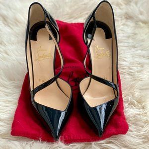 Never Worn Louboutin Patent Leather Heels Size 37